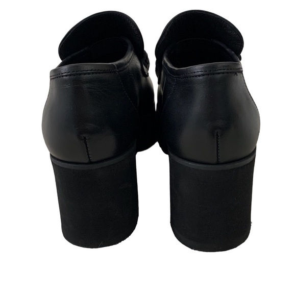 MAJE Studded Leather Platform Loafers - Picture 9 of 13